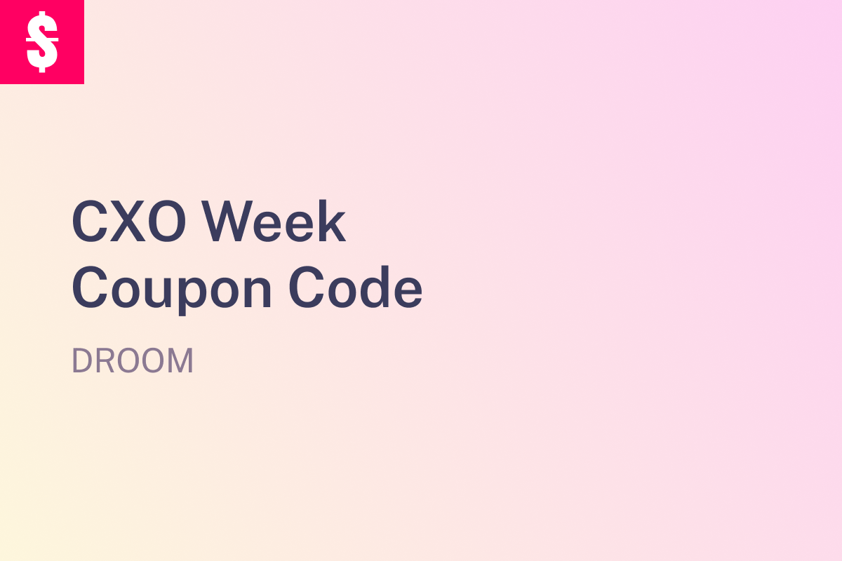 CXO Week Coupon Code
